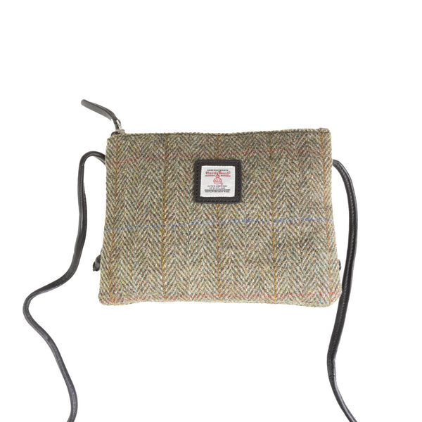 Mina Harris Cross Body Bag Brown Check