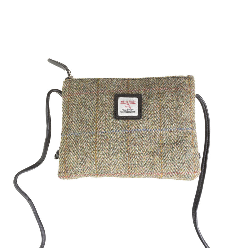 Mina Harris Cross Body Bag Brown Check