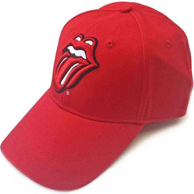 Rolling Stones Tongue Baseball Cap Red