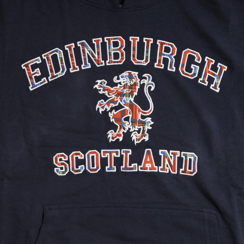 Edinburgh Tartan Lion Hoodie