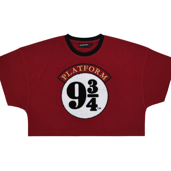 Ladies Platform 9 3/4 Crop T-Shirt