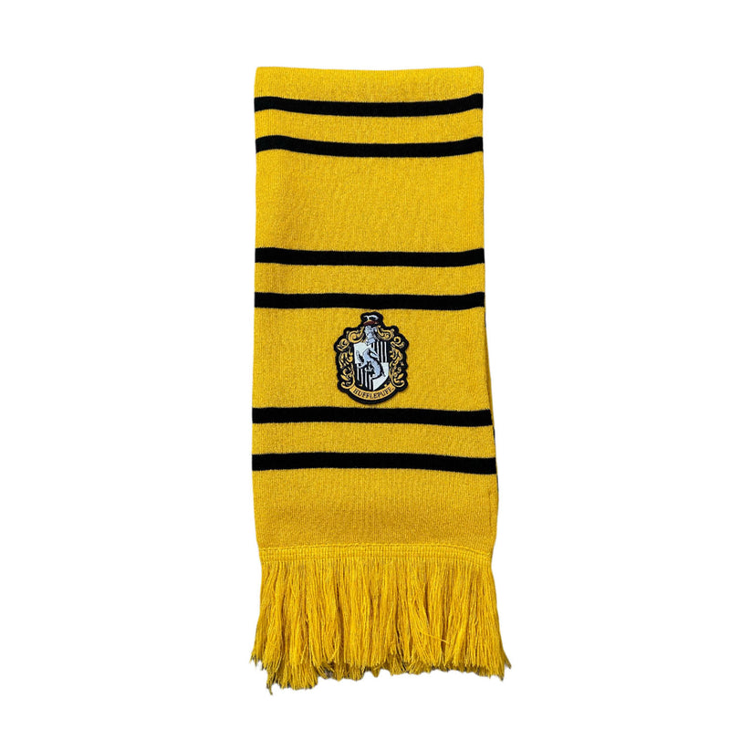 Adults Hp Hufflepuff Thin Stripe Scarf