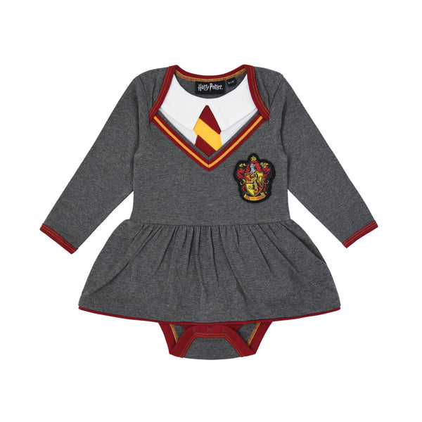 Gryffindor Uniform Baby Grow With Skirt