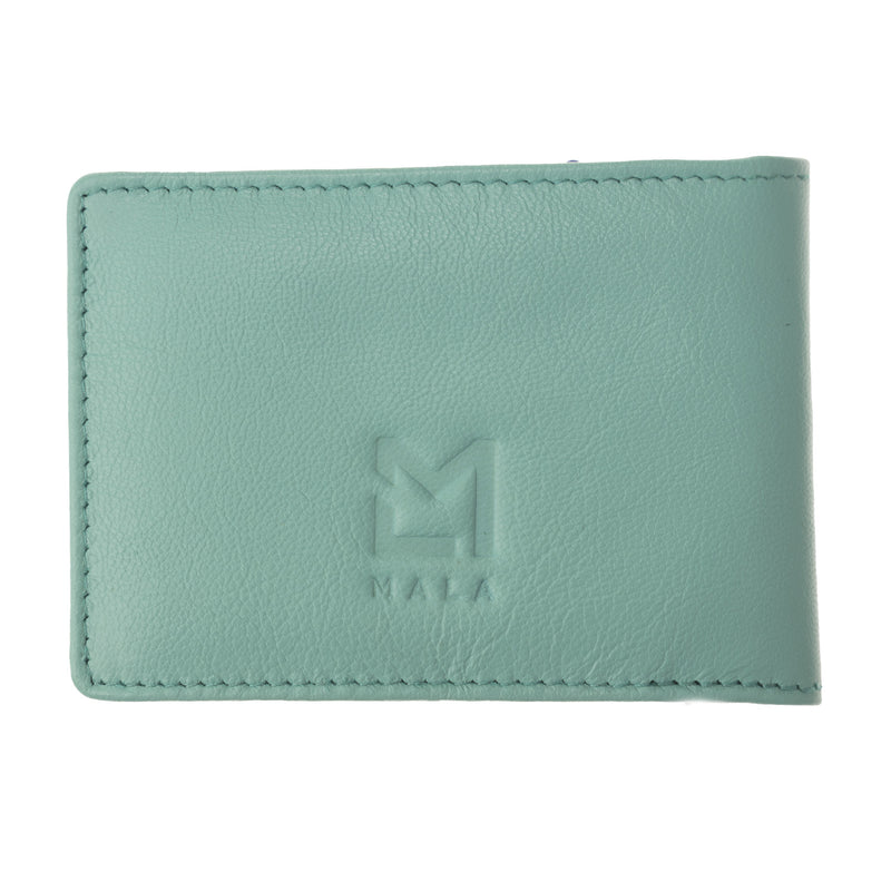 Moonflower Id And Card Holder Turquoise