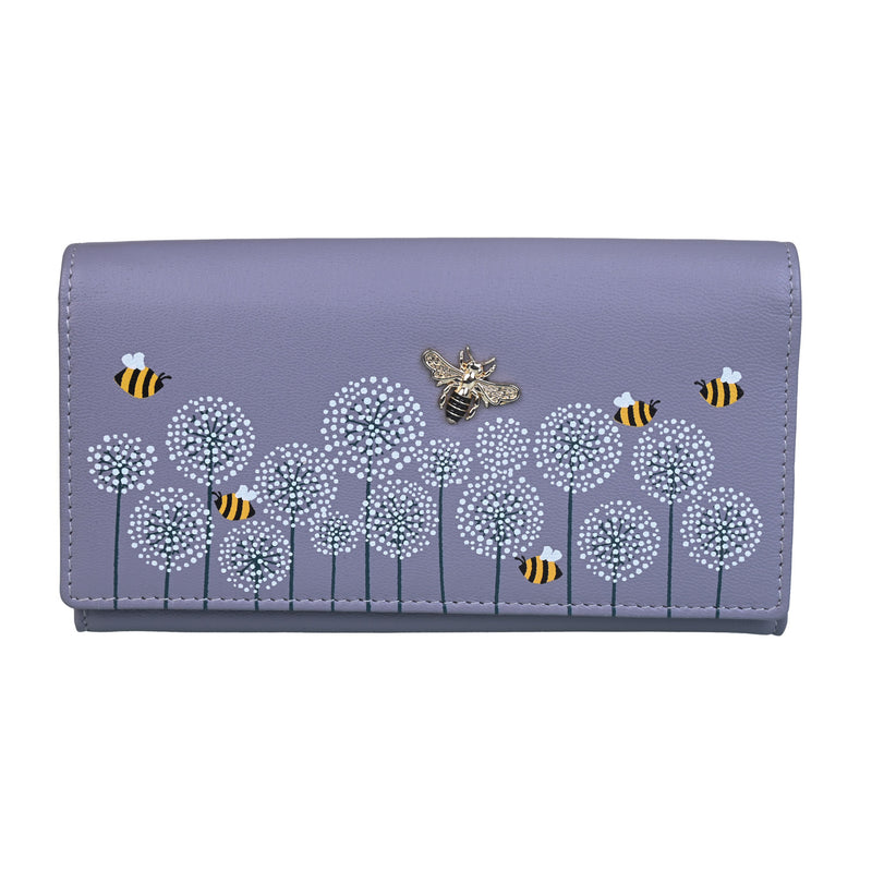 Moonflower Matinee Bee Purse Grey