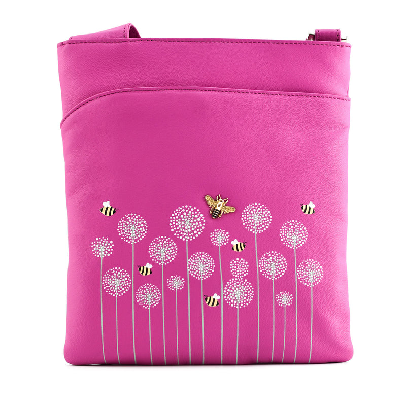 Moonflower Slim Cross Body Bag Pink