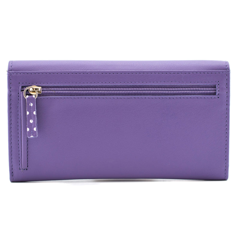 Moonflower Matinee Bee Purse Purple