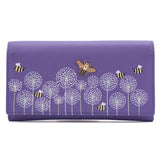 Moonflower Matinee Bee Purse Purple