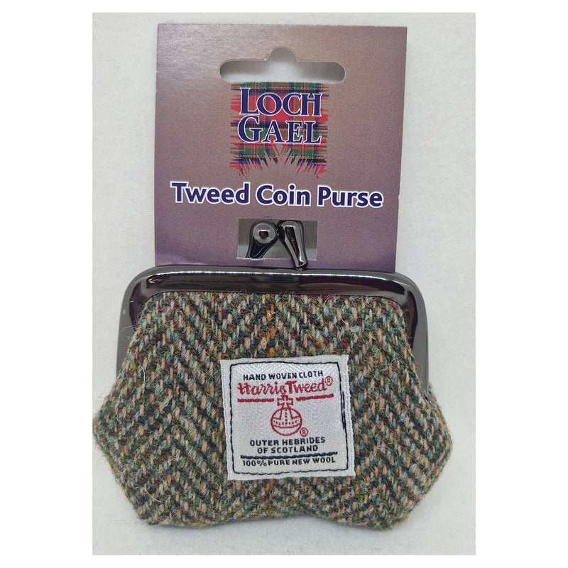 Harris Tweed 7Cm Purse On Card Multi