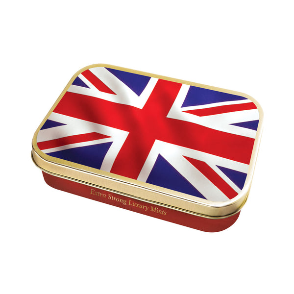 Union Jack Flag Mint Tin