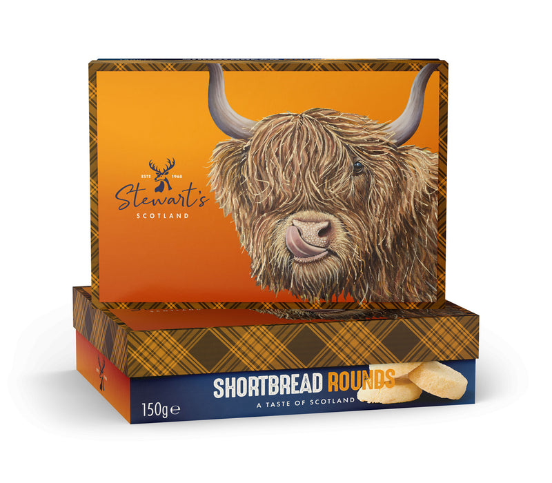 Stewarts Caitlyn H/Cow Shortbread Giftbx