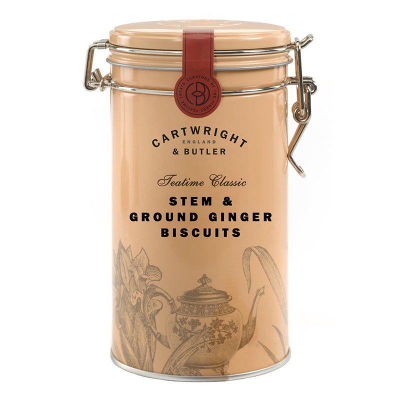 Stem Ginger Biscuits In Tin