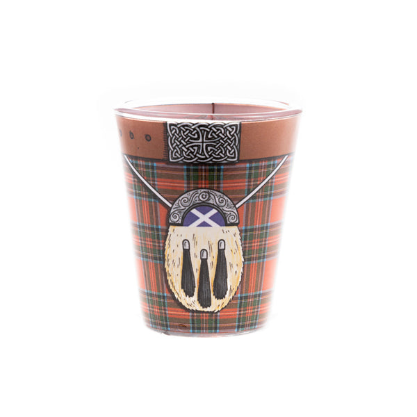 Tartan Kilt Mini Shot Glass Without Legs