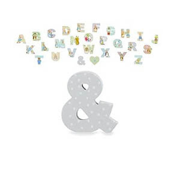 Peter Rabbit Wooden Symbol Ampersand