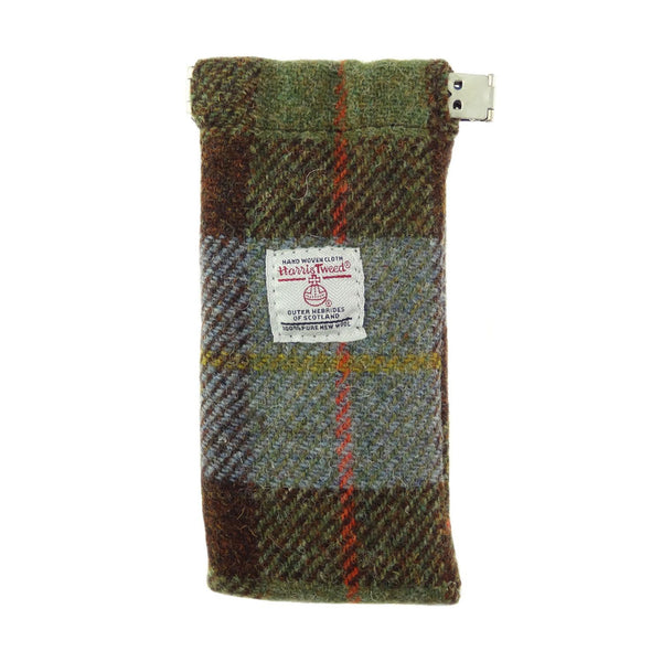 Harris Tweed Glasses Case Macleod Tartan