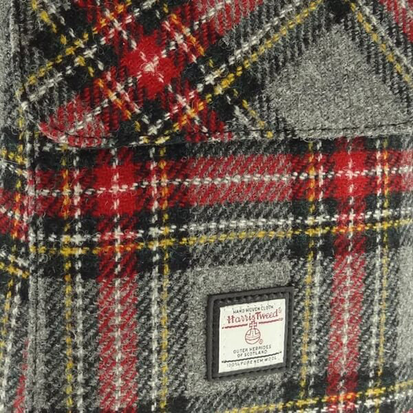 Tummel Backpack Grey/Red Tartan