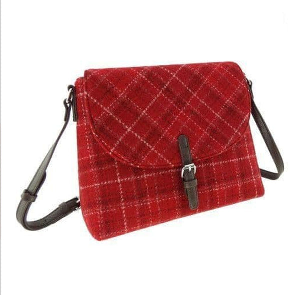 Torridon Shoulder Bag Red Check