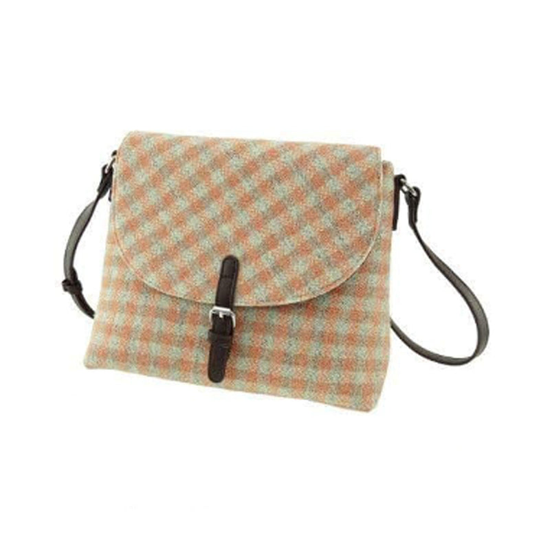 Torridon Shoulder Bag Coral Gingham