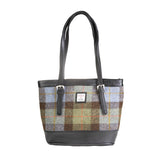 Ht Leather Tote Bag Lovat Check / Black