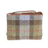 Ht Ladies Cross Body Bag Lovat Check / Tan