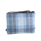 Ht Ladies Cross Body Bag Blue Check / Black