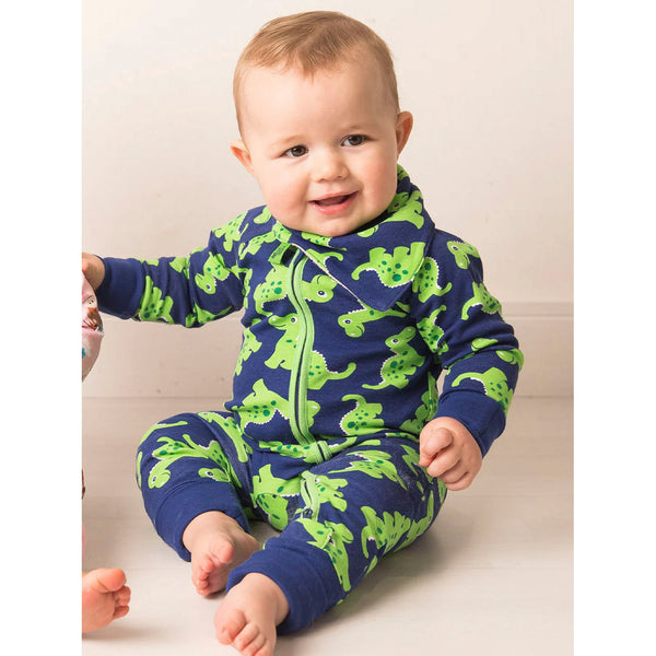 Maple The Dino Zip Up Romper