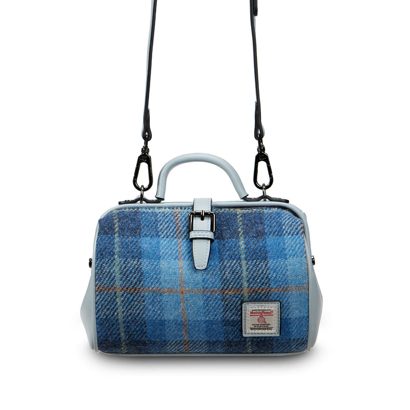 The Medium Doctor Bag Blue Tartan