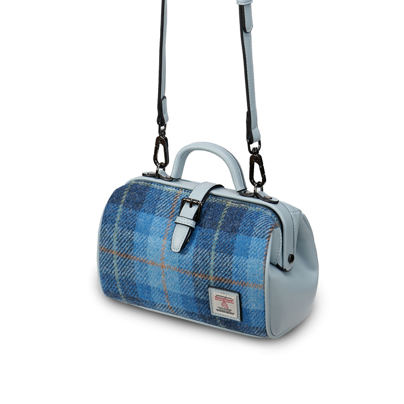 The Medium Doctor Bag Blue Tartan