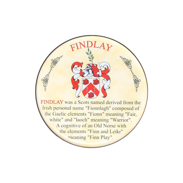 Heraldic Coaster Findlay