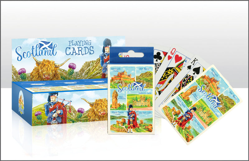 Scotland Watercolour Playing Cards