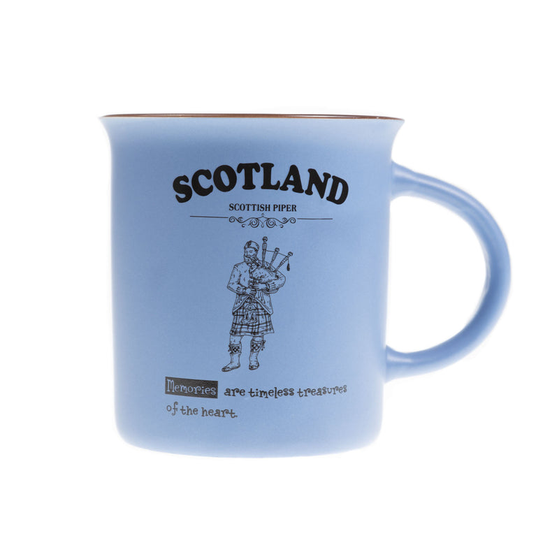 Scotland Piper Bone China Mug Matt