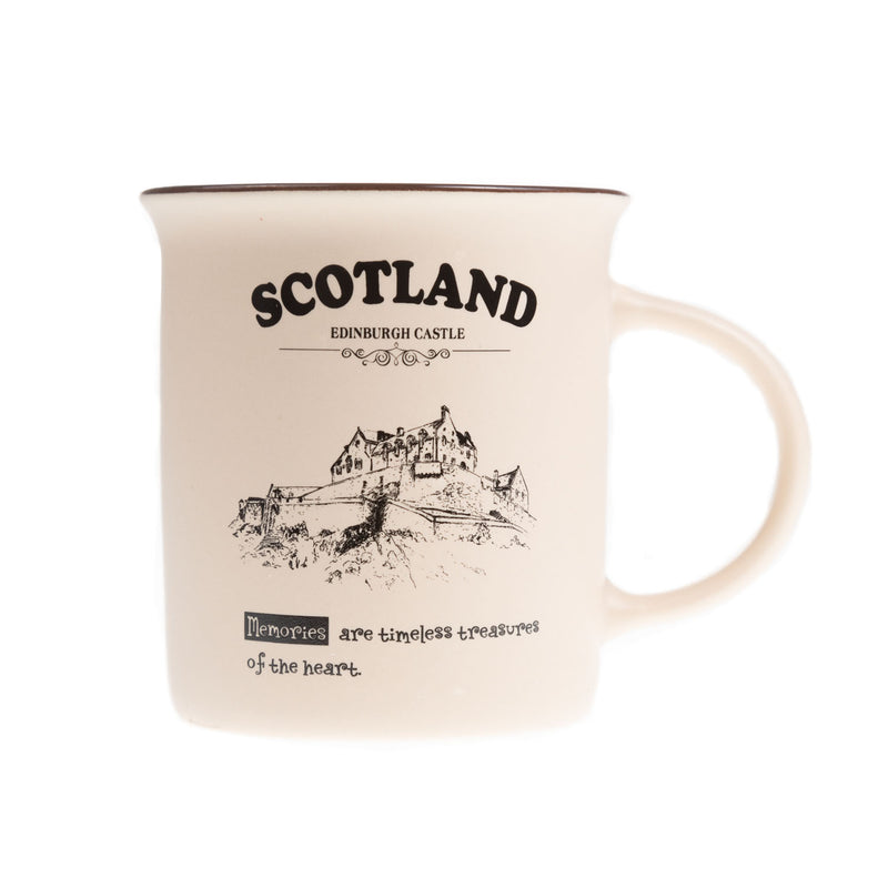 Scotland Castle Bone China Mug Matt