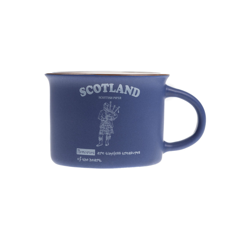 Scotland Piper Bone China Mug Matt