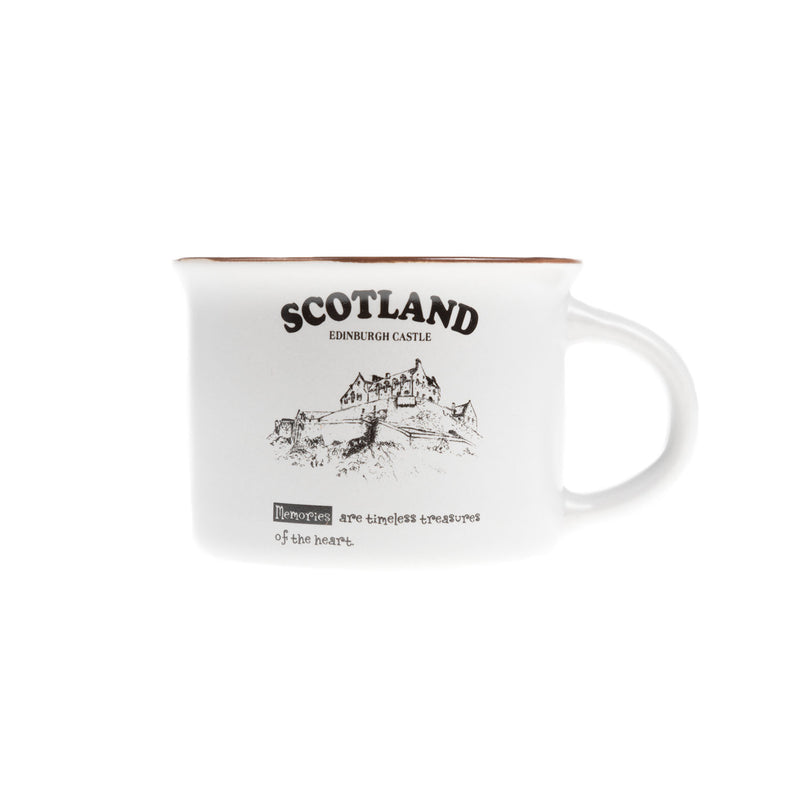 Scotland Castle Bone China Mug Matt