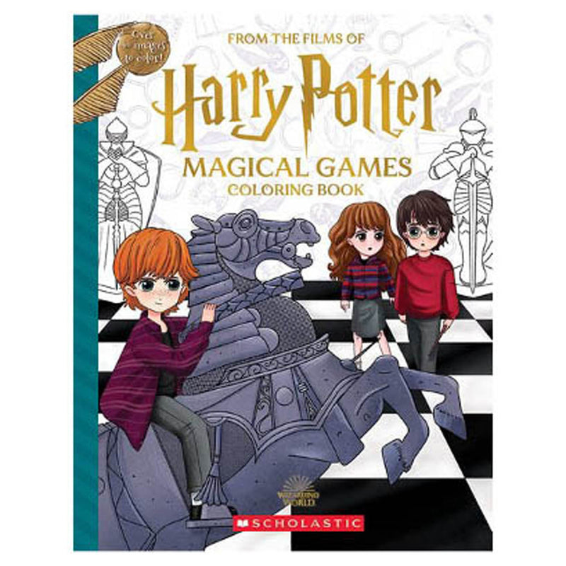 Hp Magical Games Colouring Book (Pb)