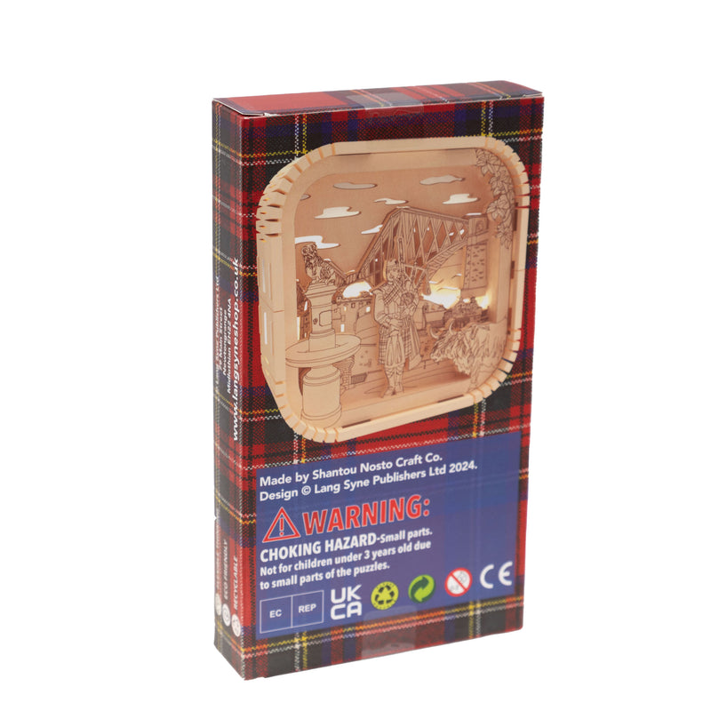 Icons Scotland Nightlight 3D Wood Puzzle