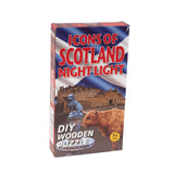 Icons Scotland Nightlight 3D Wood Puzzle