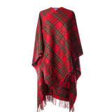 Edinburgh Lambswool Long Tartan Cape Lindsay