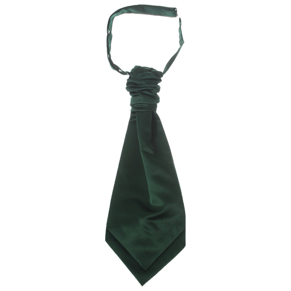 Adults Ruche Tie (C) Bottle Green