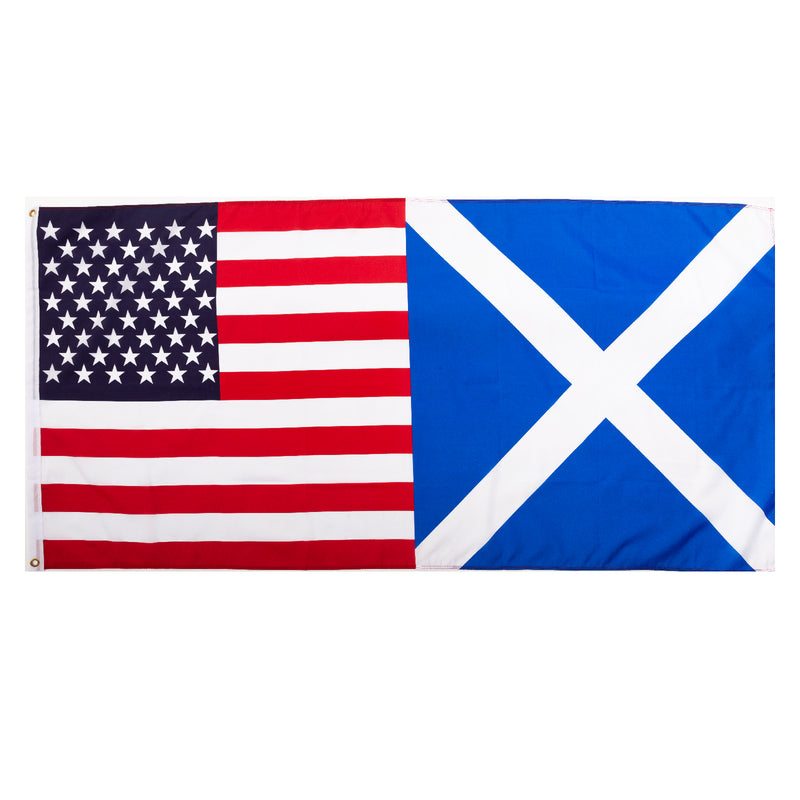 5X3 Flag Usa/Scotland Friendship Flag