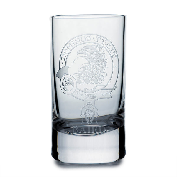 Collins Crystal Clan Shot Glass Baird