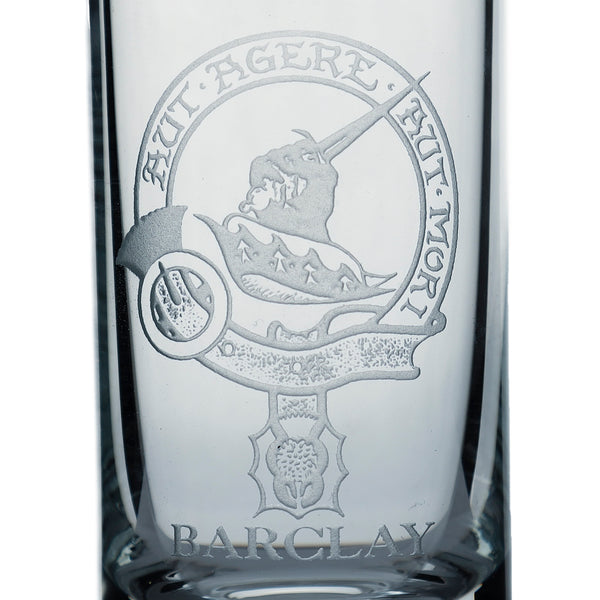 Collins Crystal Clan Shot Glass Barclay