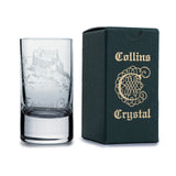 Collins Crystal Clan Shot Glass Edinburgh Castle