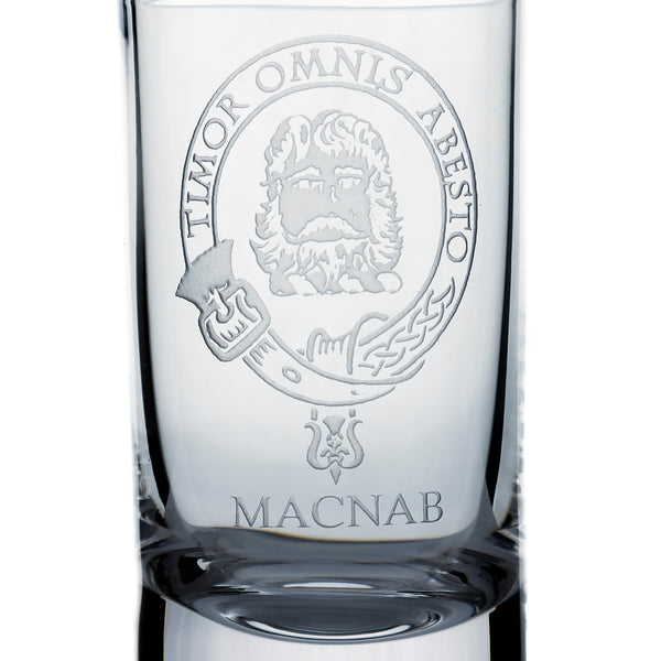 Collins Crystal Clan Shot Glass Macnab