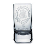 Collins Crystal Clan Shot Glass Macnab