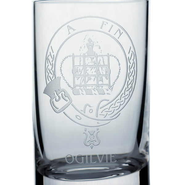 Collins Crystal Clan Shot Glass Ogilvie