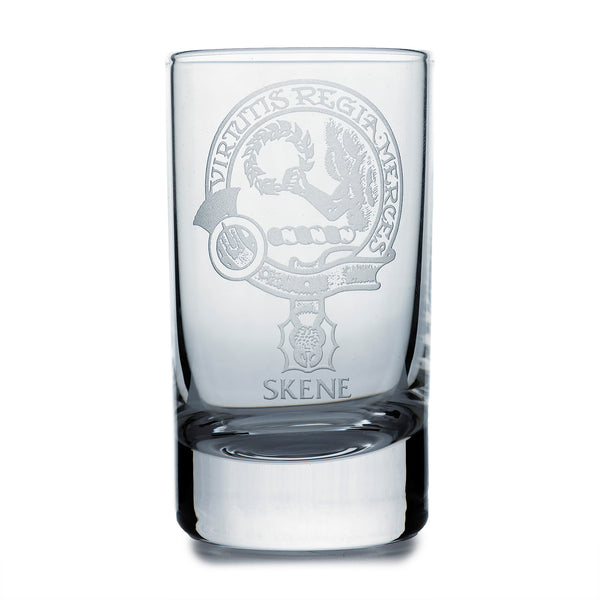 Collins Crystal Clan Shot Glass Skene