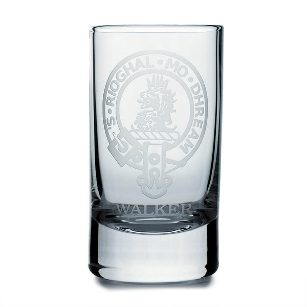 Collins Crystal Clan Shot Glass Walker