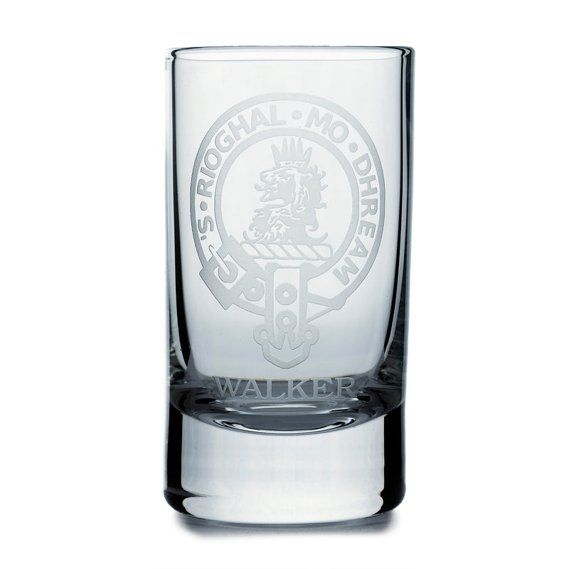 Collins Crystal Clan Shot Glass Walker