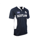 Mens Scotland Nations Collar Rugby Shirt